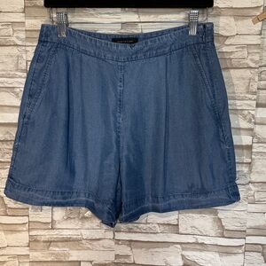 ANN TAYLOR WOMEN'S CHAMBRAY DRAPEY SHORTS